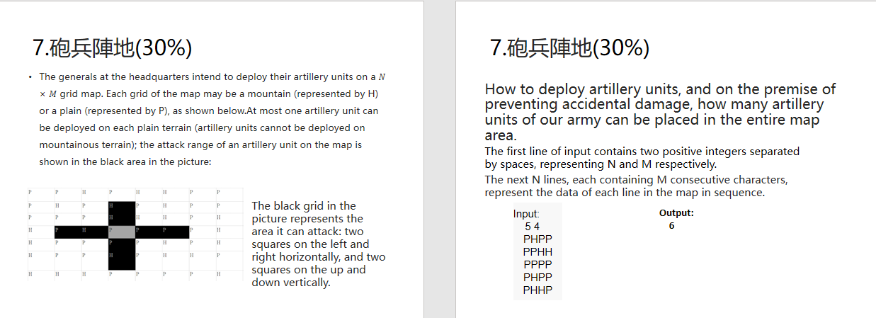 Solved Python 7.砲兵陣地(30%)How to deploy artillery units, and | Chegg.com