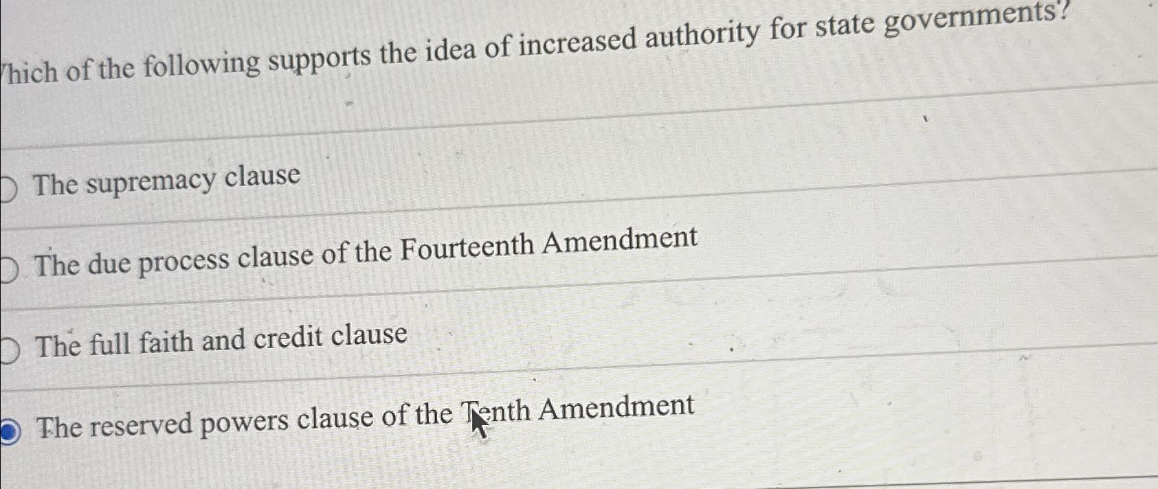 Solved Thich of the following supports the idea of increased 
