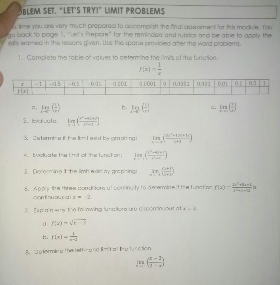 Solved OBLEM SET. 