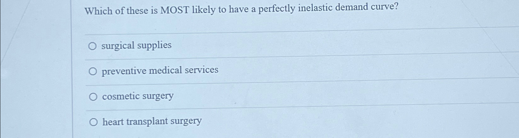 Solved Which of these is MOST likely to have a perfectly | Chegg.com