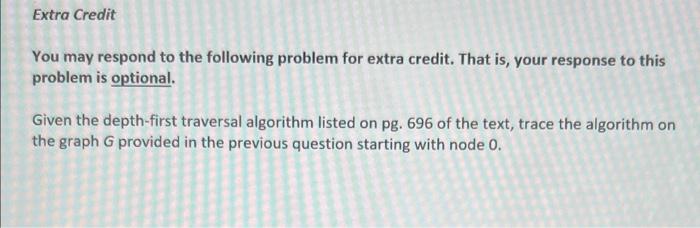 Solved Extra Credit Data Structures and Algorithms please | Chegg.com