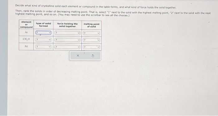 Solved What Is The Difference Between A Crystalline Solid Chegg Com