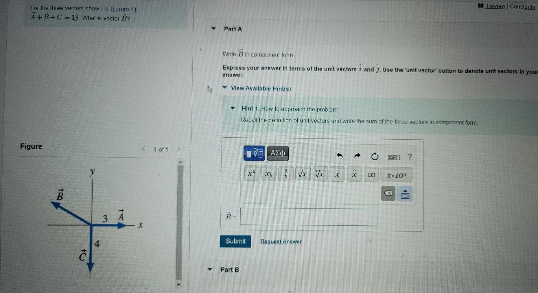 Solved Also Need Magnitude Of B Vector As Well As Direction | Chegg.com