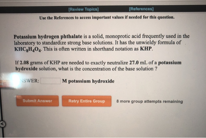 Solved [References] [Review Topics] Use the References to | Chegg.com