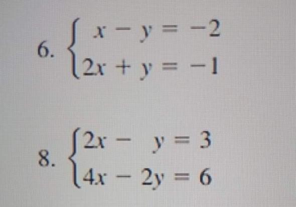 Solved USE GRAPHING / GRAPHICAL METHOD TO SOLVE THE SYSTEMS | Chegg.com