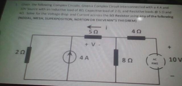 Solved the following complex Circuitorena Complex Circuit | Chegg.com