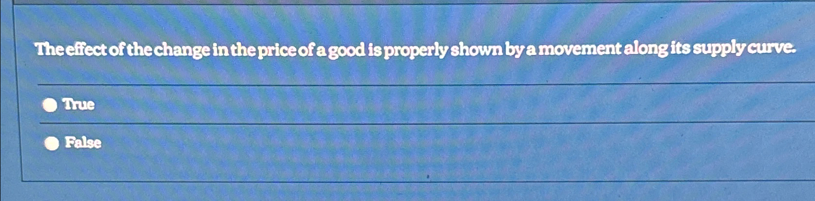 Solved The effect of the change in the price of a good is | Chegg.com