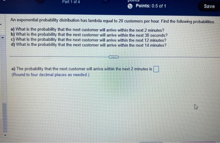 Solved HW5 Q16 - Please Help Me Solve Parts A Through D. I | Chegg.com