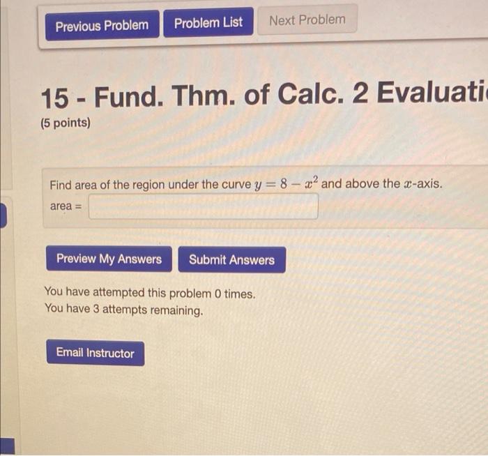 Solved Previous Problem Problem List Next Problem 15 - Fund. | Chegg.com