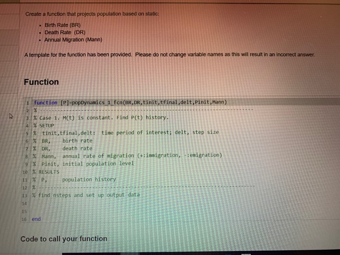 In MATLAB’s Language: Create a function that | Chegg.com