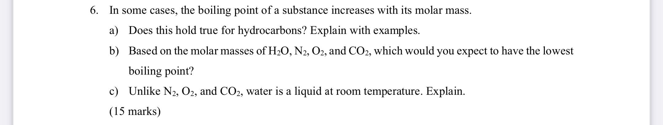 Solved In some cases, the boiling point of a substance | Chegg.com