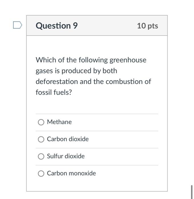 Solved Which of the following greenhouse gases is produced | Chegg.com