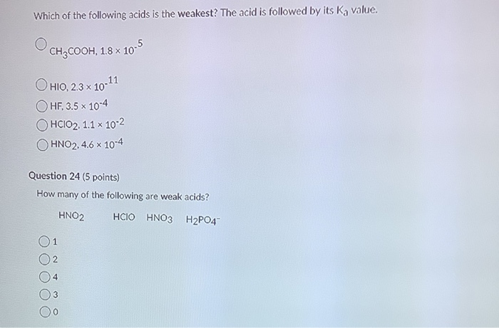 solved-the-compounds-shown-below-are-all-weak-acids-which-chegg