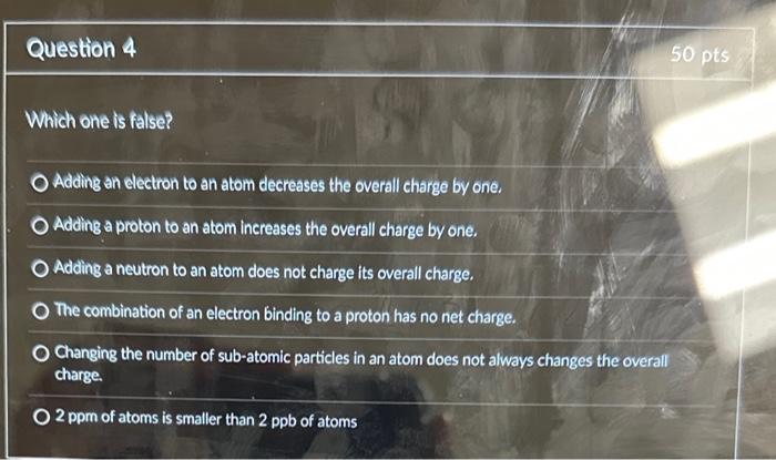 how does adding neutrons affect the overall charge of an atom