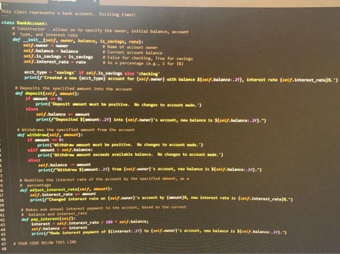 Solved if you could help with this problem please! code | Chegg.com
