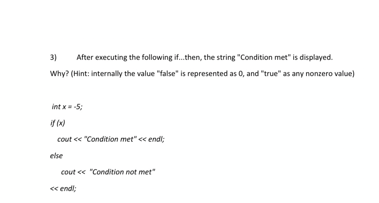 Solved After executing the following if...then, the string | Chegg.com