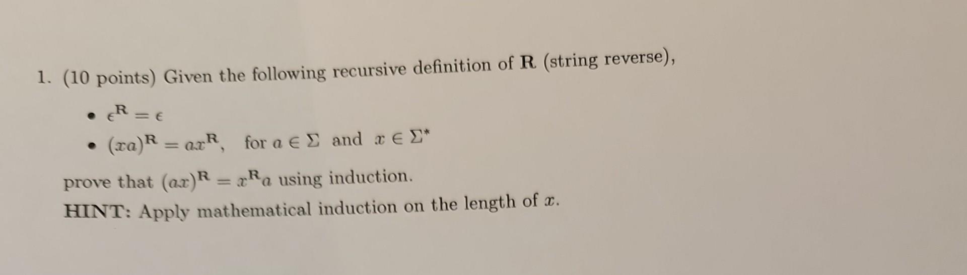 Solved 1- Use the following string