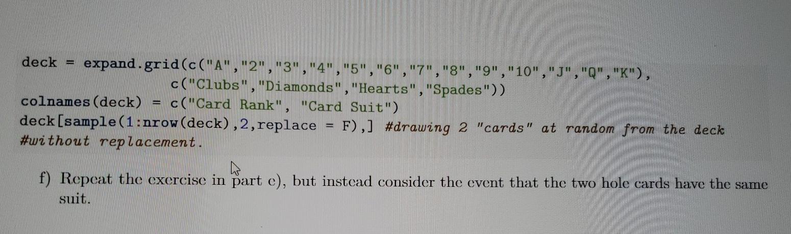 Solved A standard deck of cards consists of 52 cards, of | Chegg.com