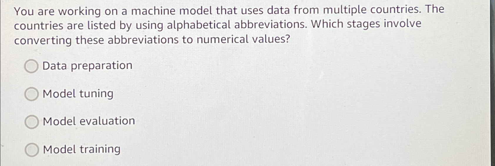 Solved You are working on a machine model that uses data | Chegg.com