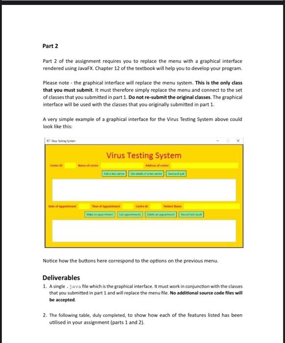 Solved Part 2 of the assignment requires you to replace the | Chegg.com