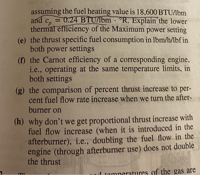 Solved (3.1) The Total Pressures And Temperatures Of The Gas | Chegg.com