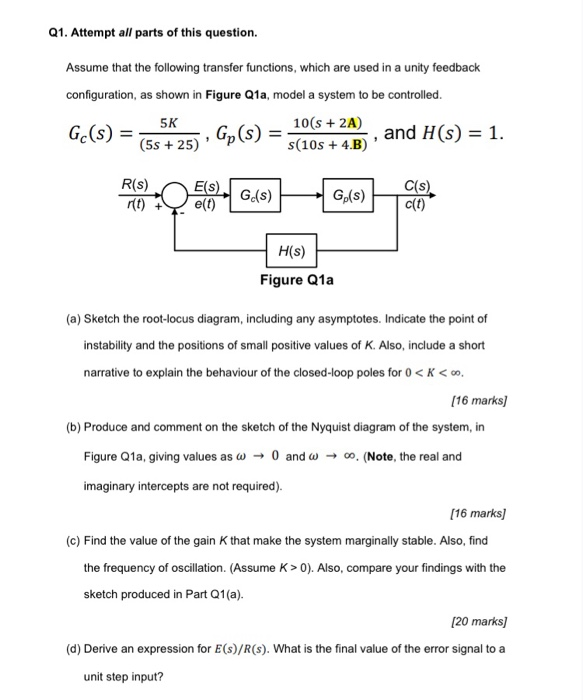 Solved Q1 Attempt All Parts Of This Question Assume That Chegg Com