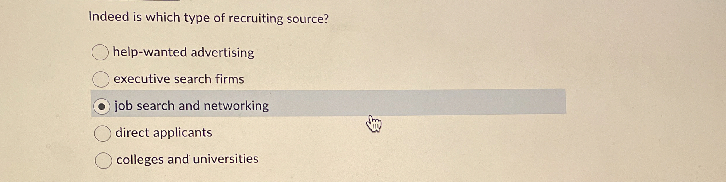 High Quality SOLUTION Indeed is which type of recruiting source?help ...