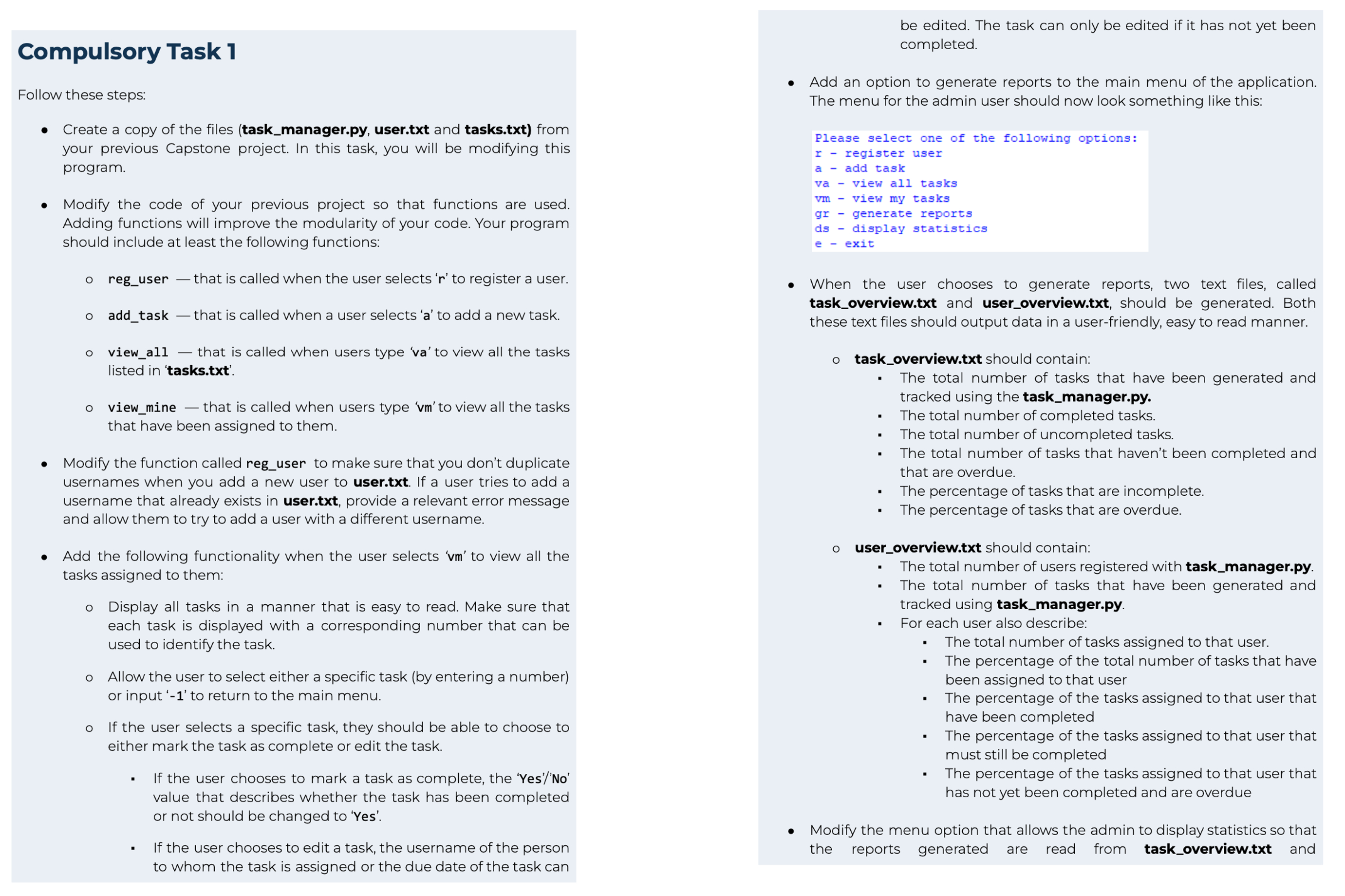 Solved Compulsory Task 1Follow these steps:Create a copy of | Chegg.com