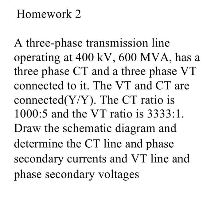 Solved A Three Phase Transmission Line Operating At 9918