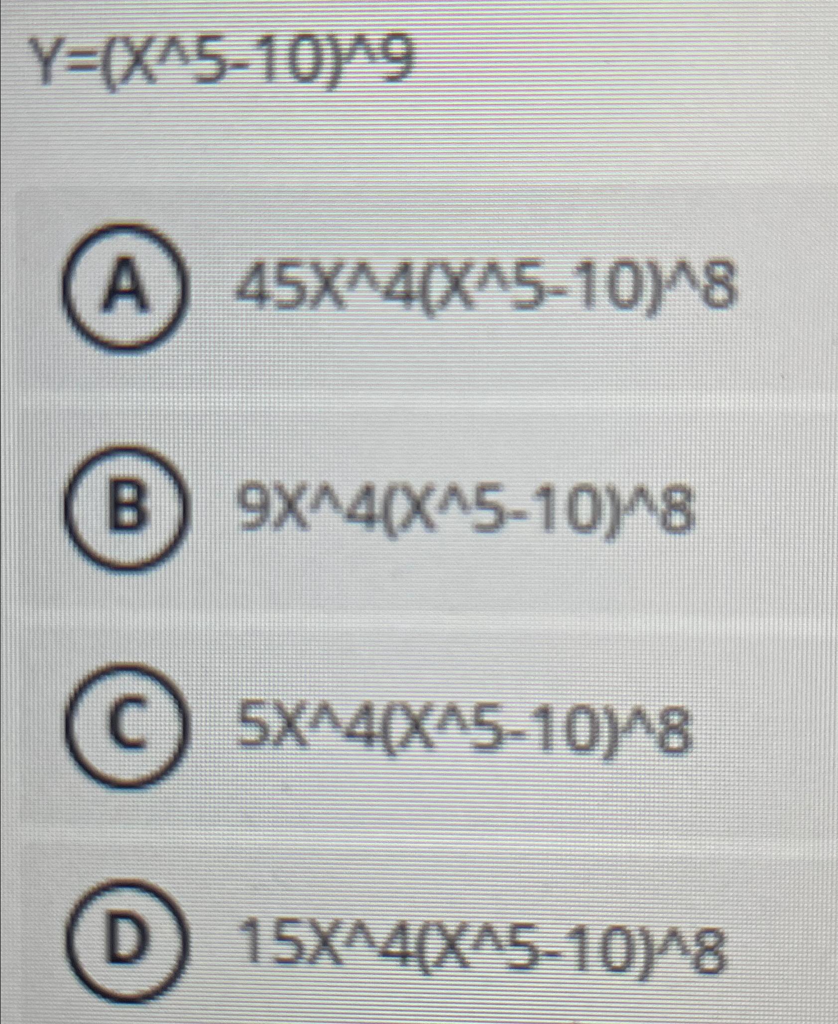 solved-y-x-5-10-9-a-45x-4-x-5-10-8-b-9x-4-x-chegg