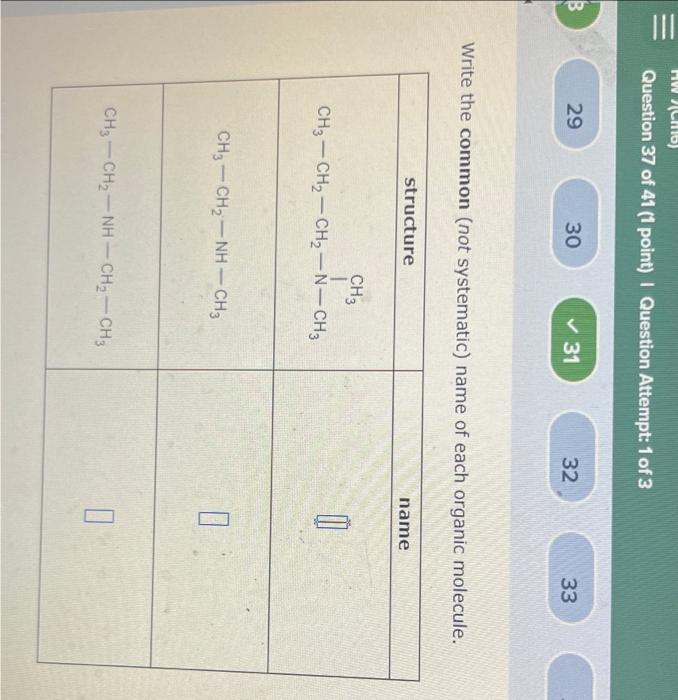 Solved Write the common (not systematic) name of each | Chegg.com