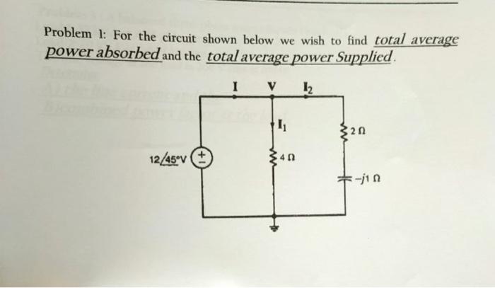 Solved Problem 1: For the circuit shown below we wish to | Chegg.com