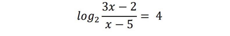 log23x-2x-5=4 | Chegg.com