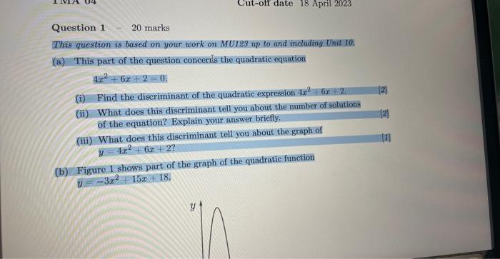 Solved Question 1 - 20 marks This question is based on your | Chegg.com