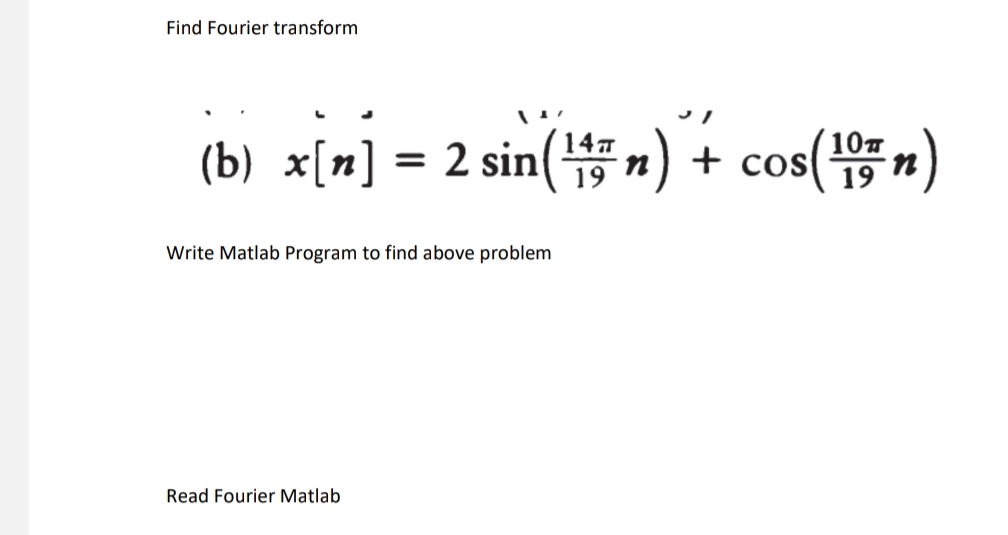 Find Fourier Chegg Com