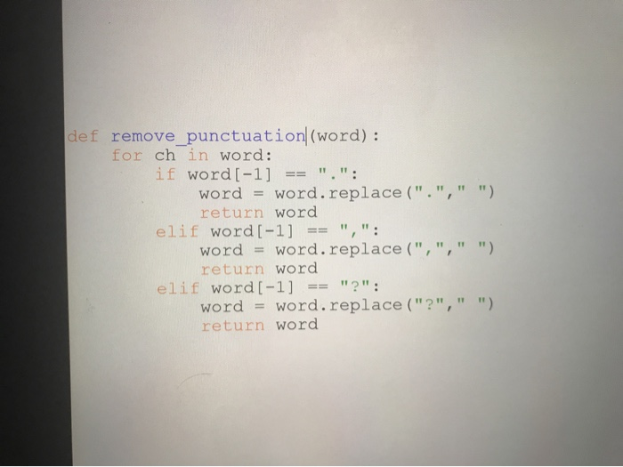 Solved I want to create a function that can remove the | Chegg.com