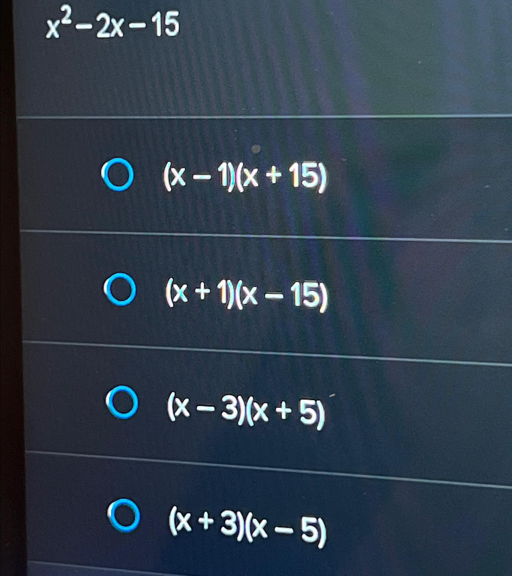 1 2 x 10 )= 3 5 x 15 )- 6