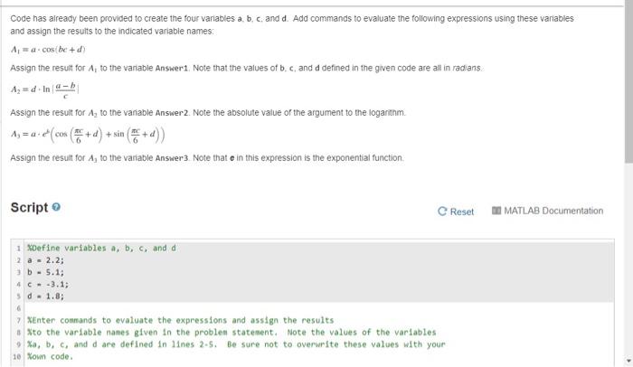 Solved Code has already been provided to create the four | Chegg.com