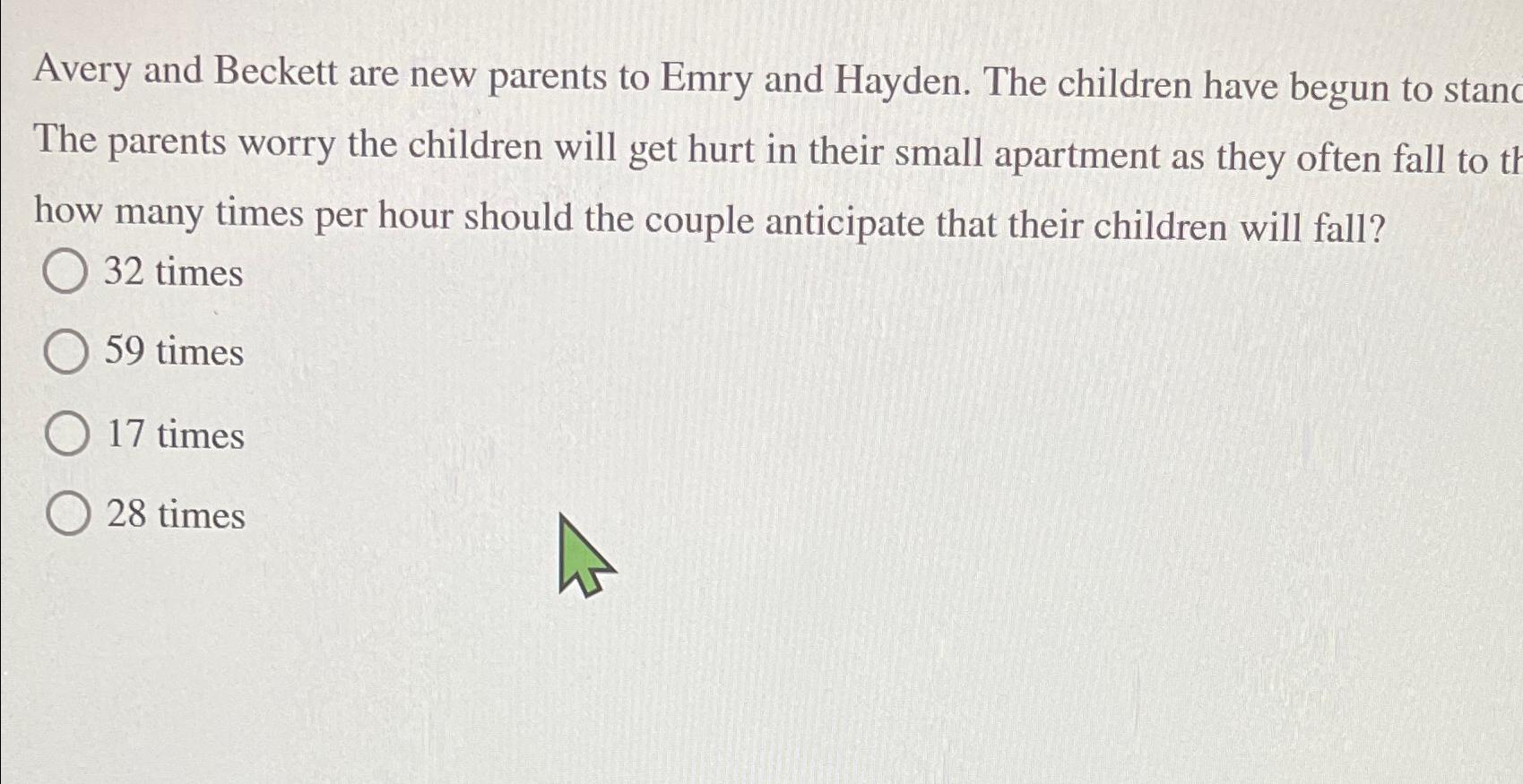 solved-avery-and-beckett-are-new-parents-to-emry-and-hayden-chegg
