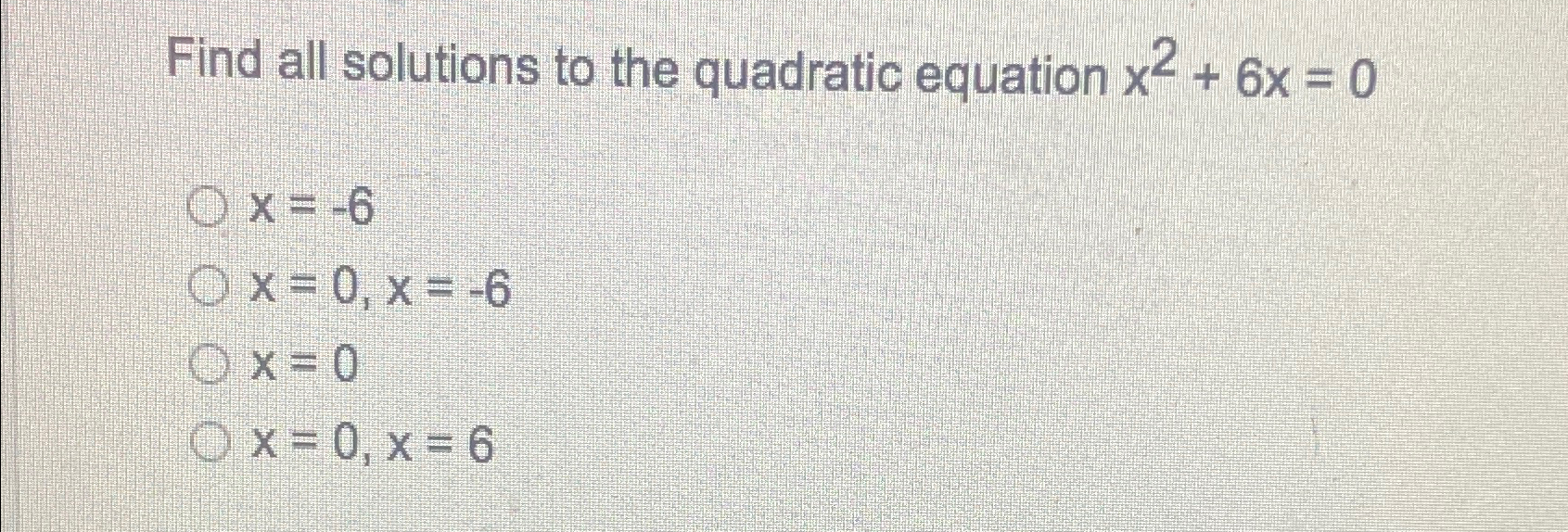 SOLVE THE QUADRATIC EQUATION 0 5X 2 2X 6 visual data 4