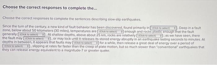 6 choose the correct responses to the sentences