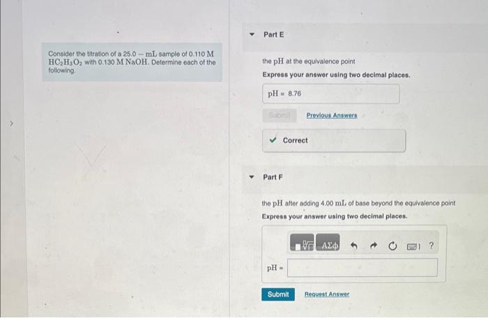 Solved Consider The Titration Of A 25.0 - ML Sample Of | Chegg.com