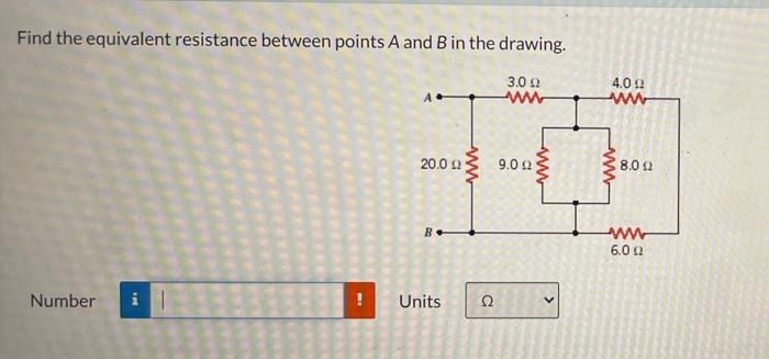 Solved Find The Equivalent Resistance Between Points A And B | Chegg.com