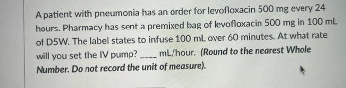 Order levaquin 500 mg