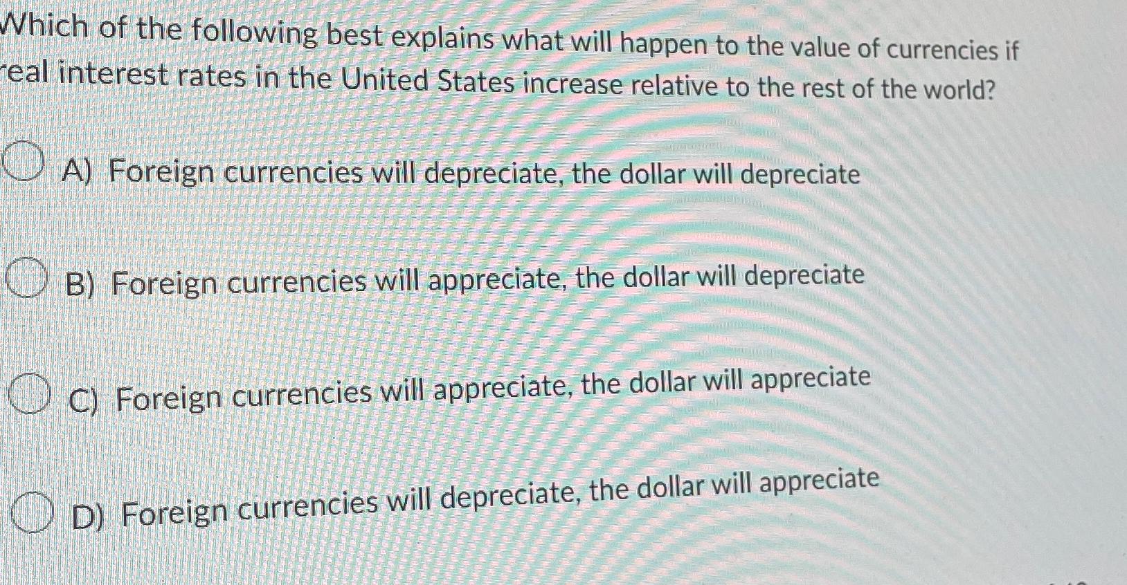 Solved Which of the following best explains what will happen | Chegg.com