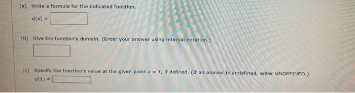 Solved This exercise is based on the following functions. | Chegg.com
