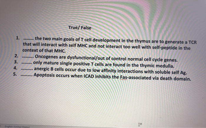 Solved 7 I 10 I 11 1 Tale The Two Main Goal Of T Cell Chegg Solved 7 I 10 I 11 1 Tale The Two Main Goal Of T Cell Chegg