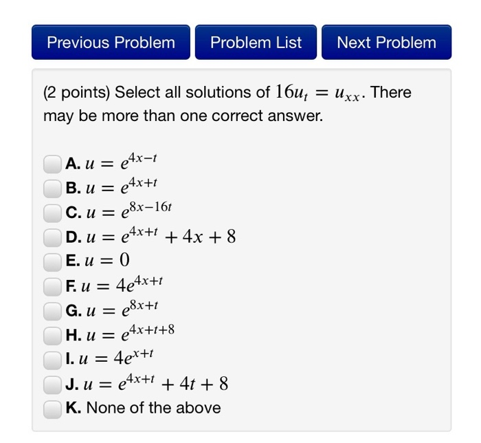 Solved Previous Problem Problem List Next Problem (2 points) | Chegg.com