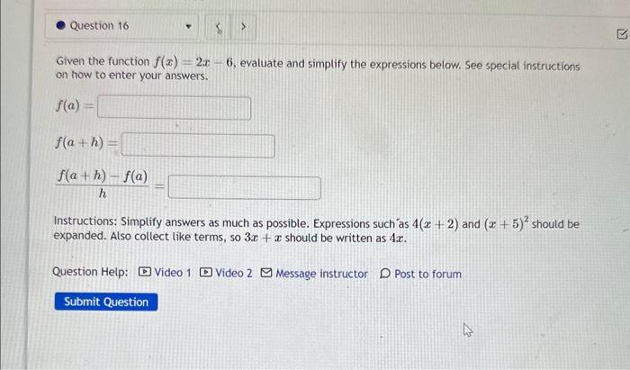 practice assignment 3.1 functions and function notation