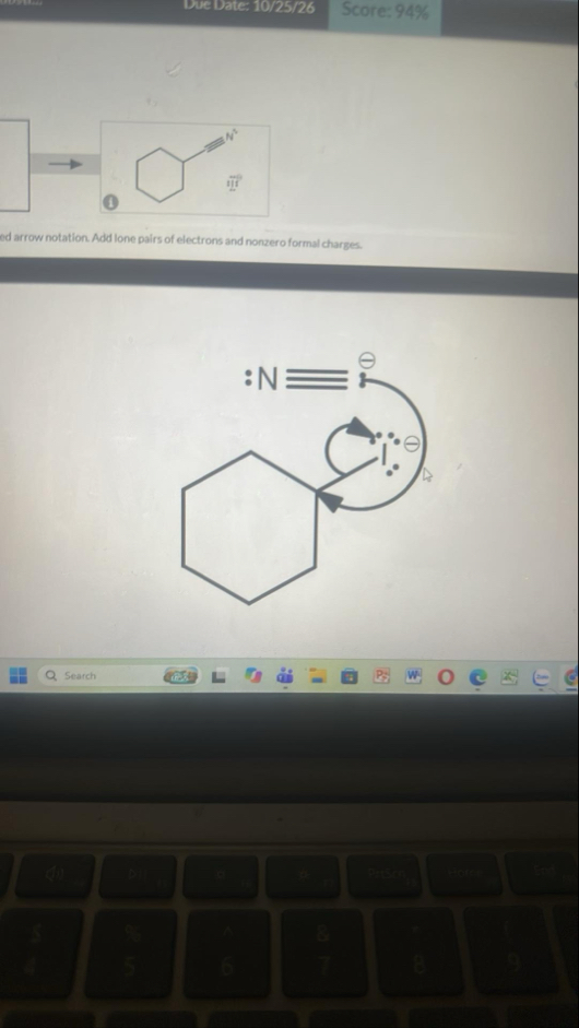 Solved Due Date: 10/25/26Score: 94%ed arrow notation. Add | Chegg.com